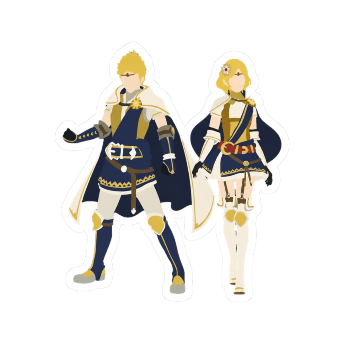 Minimalist Fire Emblem Warriors Sticker - alternate angle 3, merchandise