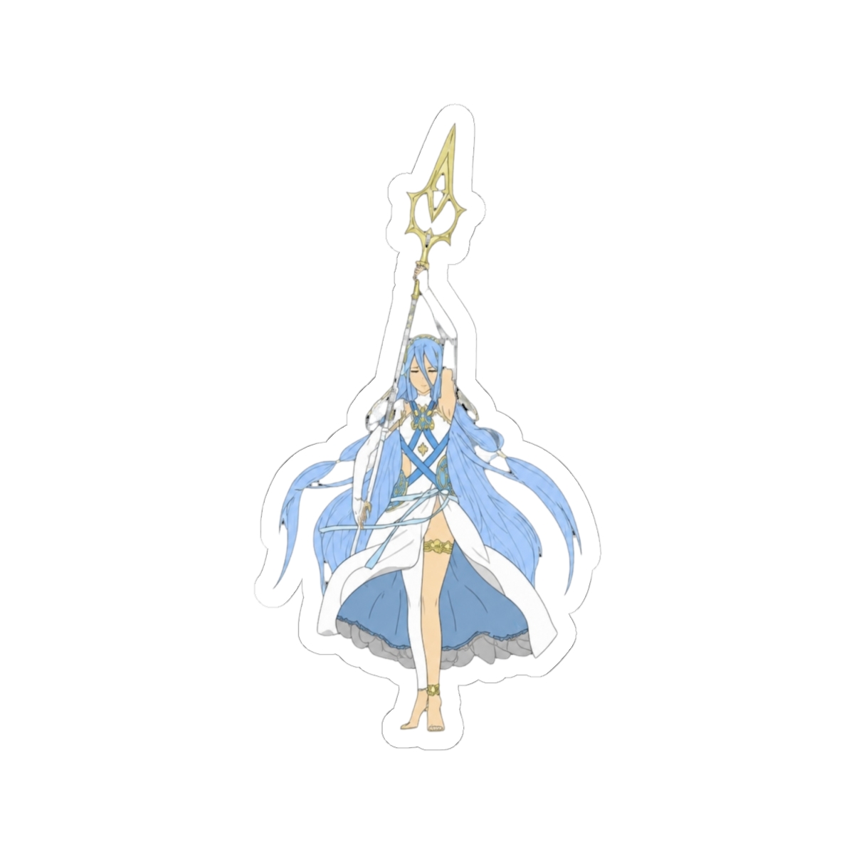 Fire Emblem Aqua (CLEAN) Sticker - alternate angle 1, merchandise