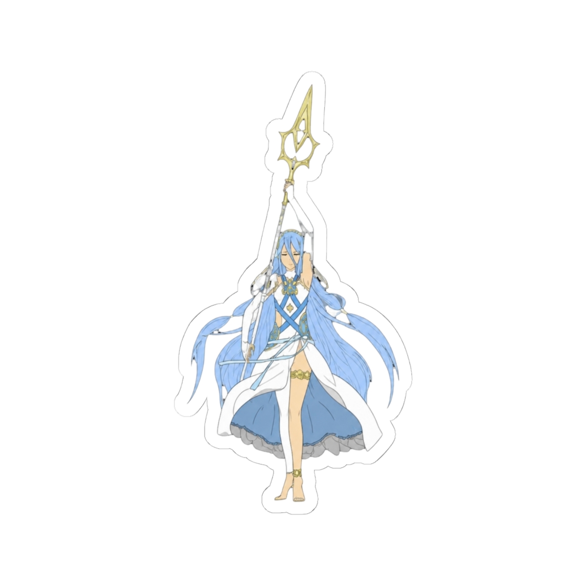 Fire Emblem Aqua (CLEAN) Sticker - alternate angle 2, merchandise