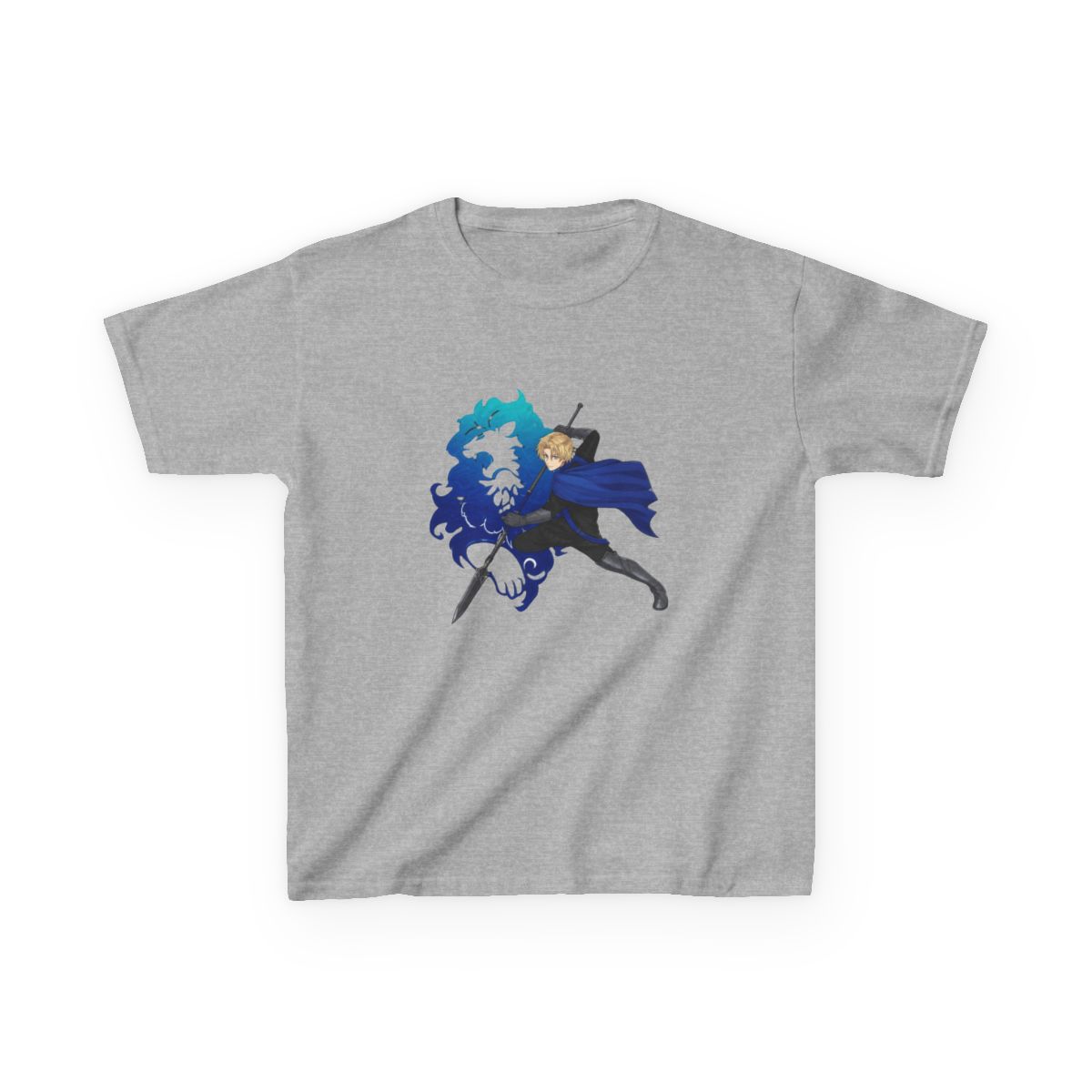 Dimitri Fire Emblem Kids T-Shirt - alternate angle 3, merchandise