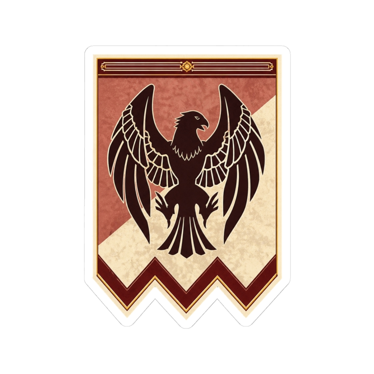 Fire Emblem 3 Houses: Black Eagles Banner Sticker - Sticker Graphic - Waterproof - Fade Resistant Die Cut